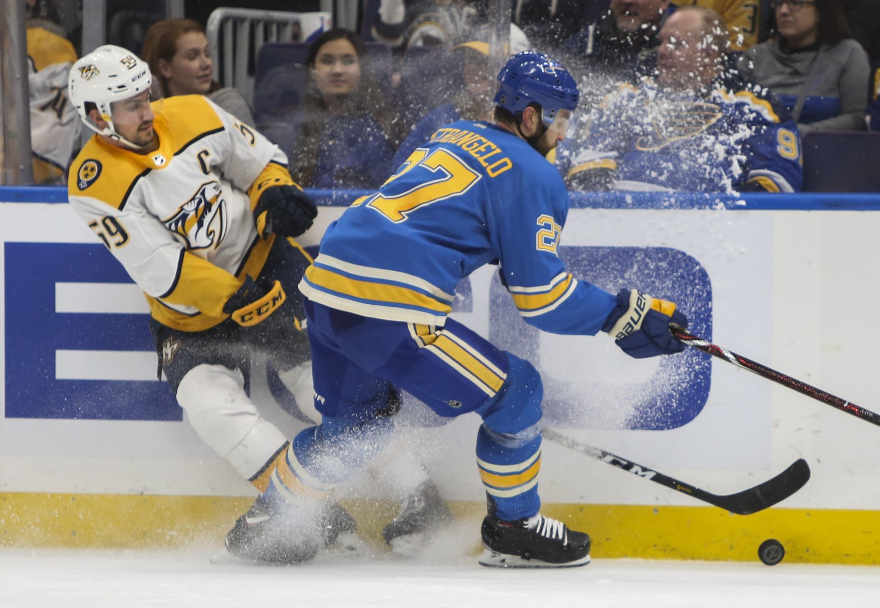 St. Louis Blues versus Nashville Predators